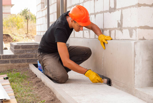 Crawl space vapor barrier installation in Bloomingburg, OH